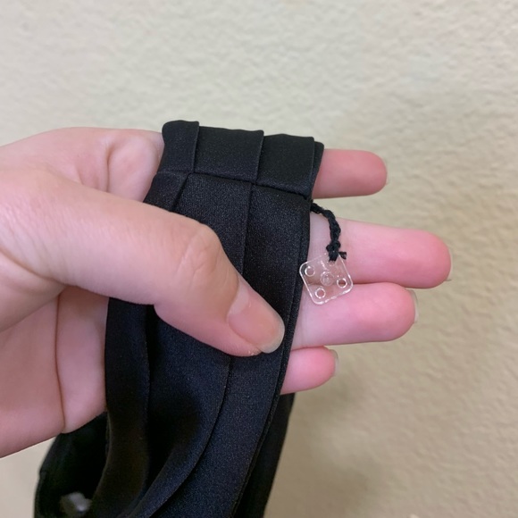 David’s Bridal sleeveless black satin dress - Picture 15 of 16